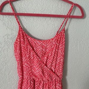 Guess Coral and White  Maxi Dress